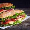 Lunch Sandwich with Bacon, Lettuce, Tomato & Cheese