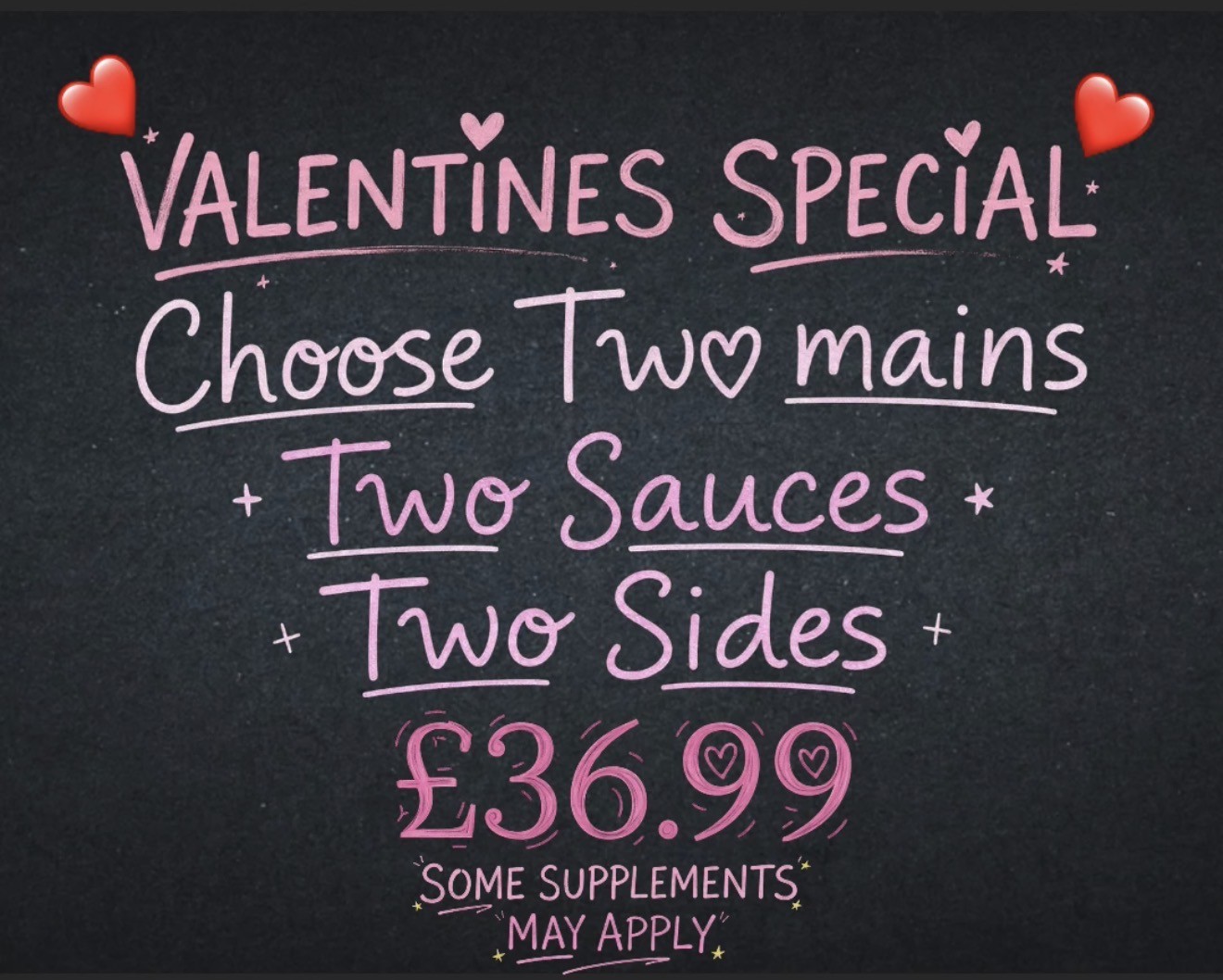 Valentine's Meal For two