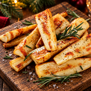 Honey Roasted Parsnips